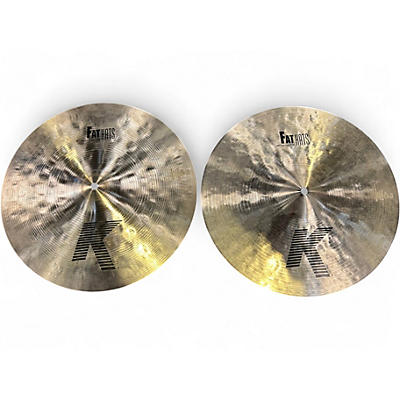 Used Zildjian 15in K FAT HATS Cymbal