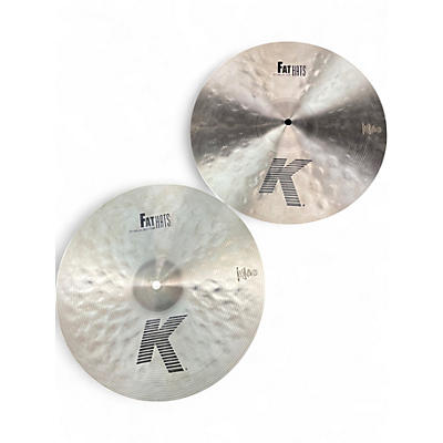 Used Zildjian 15in K FAT HATS PAIR Cymbal