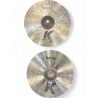 Used Zildjian 15in K Sweet Hi-Hat Pair Cymbal