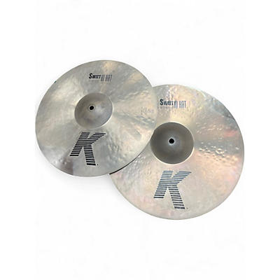 Used Zildjian 15in K Sweet Hi-Hat Pair Cymbal