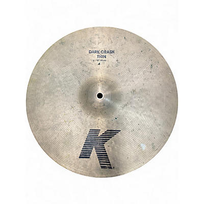 Used Zildjian 15in K Thin Dark Crash Cymbal