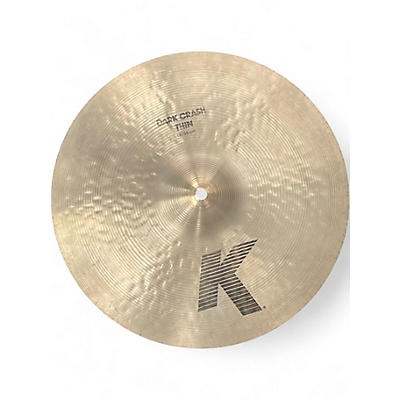 Used Zildjian 15in K Thin Dark Crash Cymbal