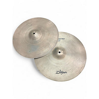 Used Zildjian 15in New Beat Hi Hat Pair Cymbal
