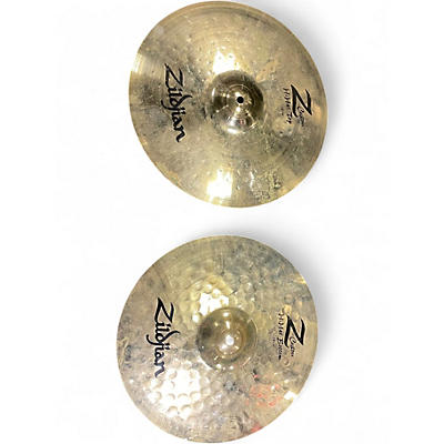 Used Zildjian 15in Z Custom Hi Hat Pair Cymbal