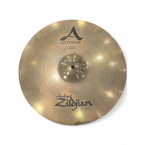Used Zildjian 16in A Custom Crash Cymbal 36