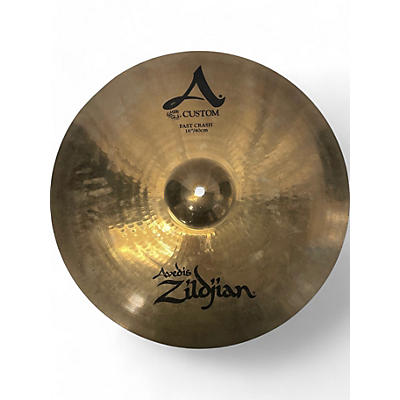 Used Zildjian 16in A Custom Fast Crash Cymbal