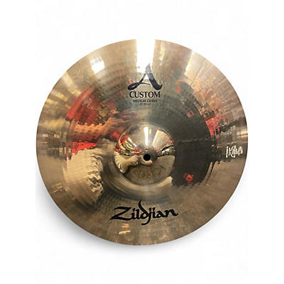 Used Zildjian 16in A Custom Medium Crash Cymbal