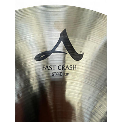 Used Zildjian 16in A Series Fast Crash Cymbal