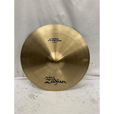 Used Zildjian 16in A Series Medium Thin Crash Cymbal