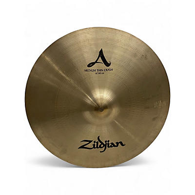 Used Zildjian 16in A Series Medium Thin Crash Cymbal