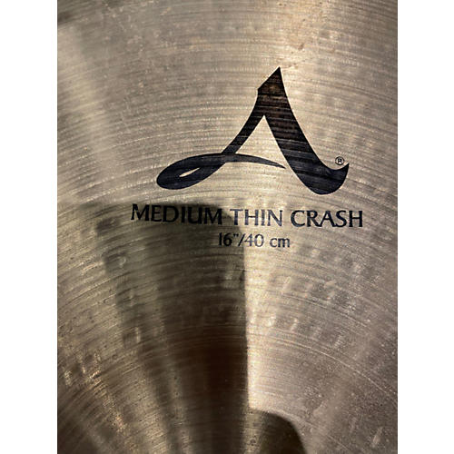 Used Zildjian 16in A Series Medium Thin Crash Cymbal 36