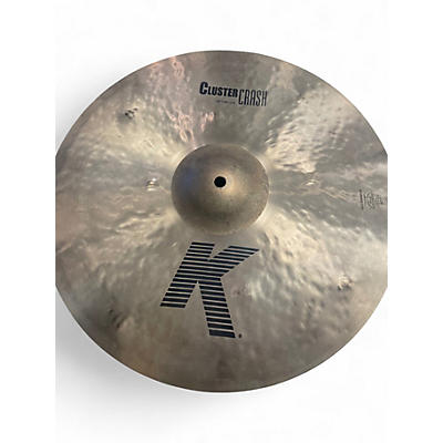 Used Zildjian 16in K Cluster Crash Cymbal