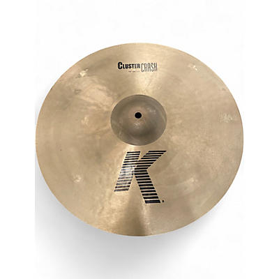 Used Zildjian 16in K Cluster Crash Cymbal