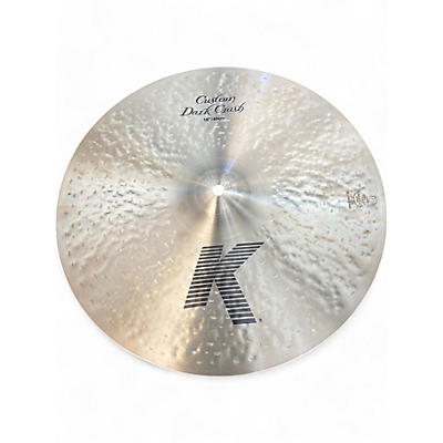 Used Zildjian 16in K Custom Dark Crash Cymbal