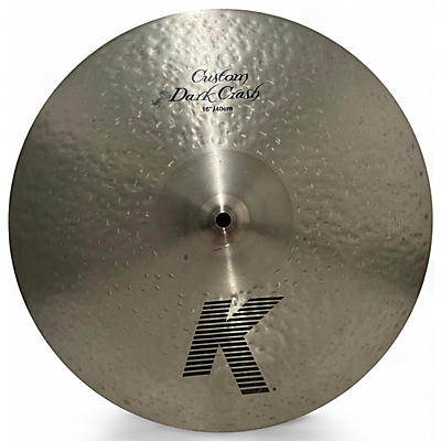 Used Zildjian 16in K Custom Dark Crash Cymbal