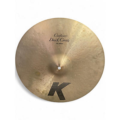 Used Zildjian 16in K Custom Dark Crash Cymbal