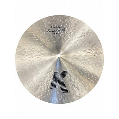 Used Zildjian 16in K Custom Dark Crash Cymbal