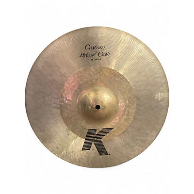 Used Zildjian 16in K Custom Hybrid Crash Cymbal