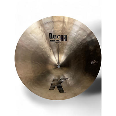 Used Zildjian 16in K Medium Dark Thin Crash Cymbal