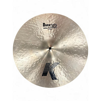 Used Zildjian 16in K Medium Dark Thin Crash Cymbal