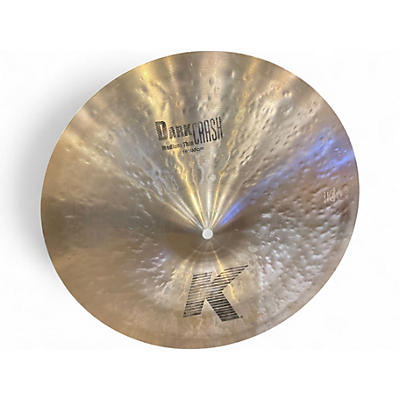 Used Zildjian 16in K Medium Dark Thin Crash Cymbal