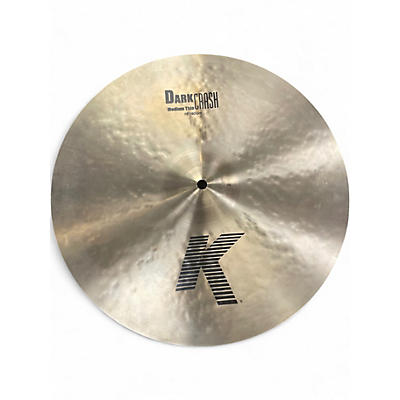 Used Zildjian 16in K Medium Dark Thin Crash Cymbal