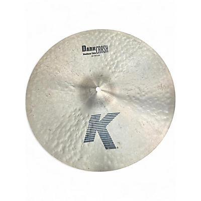 Used Zildjian 16in K Medium Dark Thin Crash Cymbal