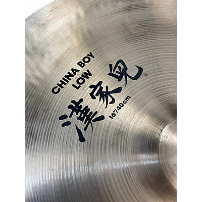 Used Zildjian 16in Low China Boy Cymbal