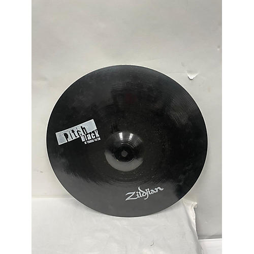 Zildjian Used Zildjian 16in Pitch Black Crash Cymbal 36