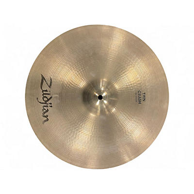 Used Zildjian 16in Thin Crash Cymbal