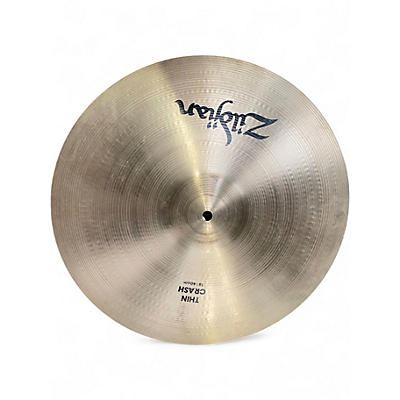 Used Zildjian 16in Thin Crash Cymbal