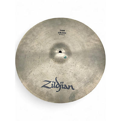 Used Zildjian 16in Thin Crash Cymbal