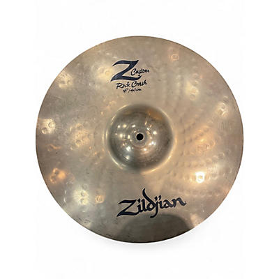 Used Zildjian 16in Z Custom Rock Crash Cymbal
