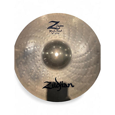 Used Zildjian 16in Z Custom Rock Crash Cymbal