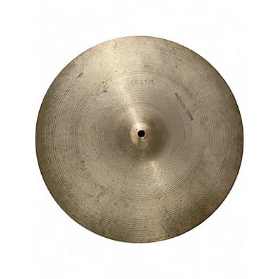 Used Zildjian 16in hollow logo medium thin crash Cymbal