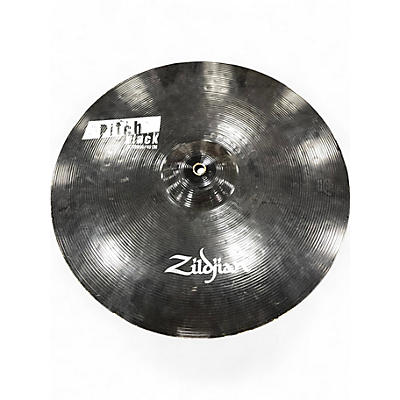 Used Zildjian 16in pitch black crash Cymbal