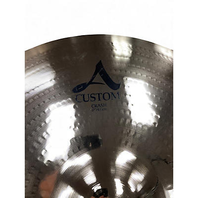 Used Zildjian 17in A Custom Crash Cymbal