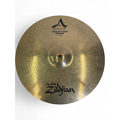 Used Zildjian 17in A Custom Projection Crash Cymbal
