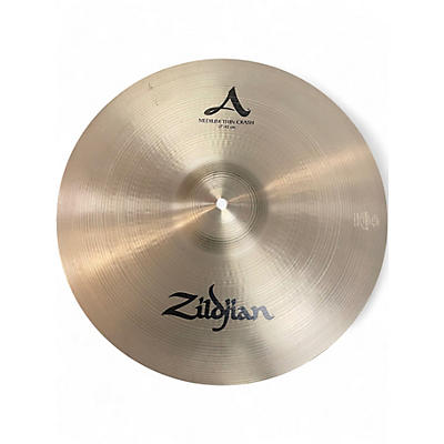 Used Zildjian 17in A MEDIUM THUN CRASH Cymbal