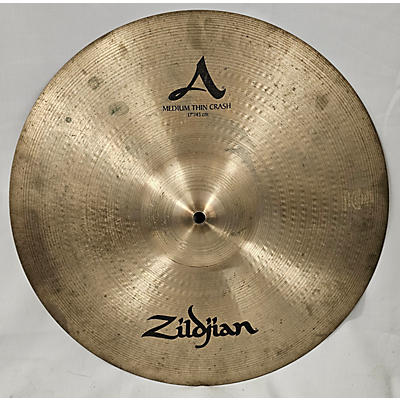 Zildjian Used Zildjian 17in A Series Medium Thin Crash Cymbal