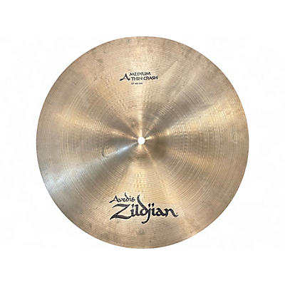 Used Zildjian 17in Avedis Medium Thin Crash Cymbal