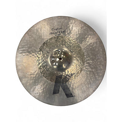 Used Zildjian 17in K Custom Hybrid Crash Cymbal