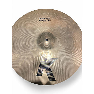 Used Zildjian 17in K Thin Dark Crash Cymbal