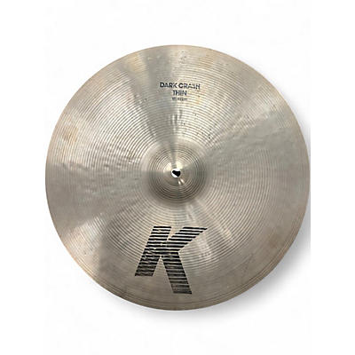 Used Zildjian 17in K Thin Dark Crash Cymbal