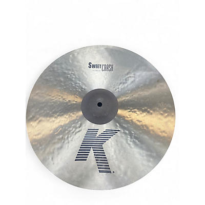 Used Zildjian 17in K sweet crash Cymbal