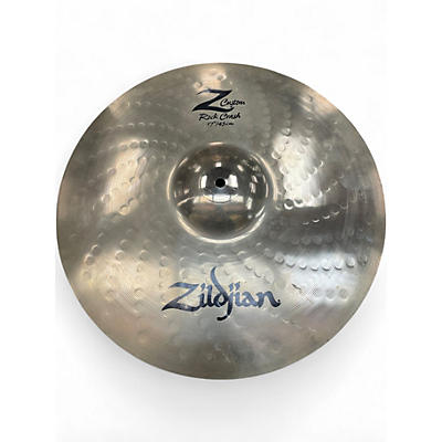 Used Zildjian 17in Z Custom Rock Crash Cymbal