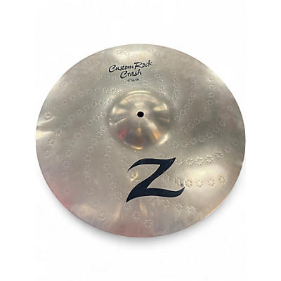 Used Zildjian 17in Z Custom Rock Crash Cymbal