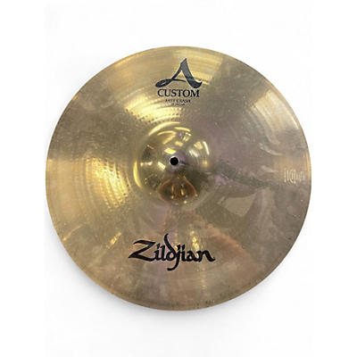 Used Zildjian 18in A CUSTOM FAST CRASH Cymbal