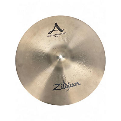 Used Zildjian 18in A CUSTOM  MEDIUM THIN CRASH Cymbal