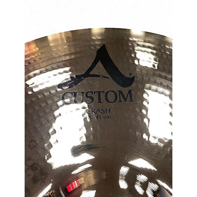 Used Zildjian 18in A Custom Crash Cymbal